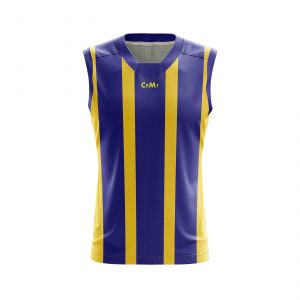 Purple Yellow Aussie Rules Guernsey