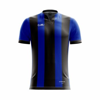 Custom black blue jersey