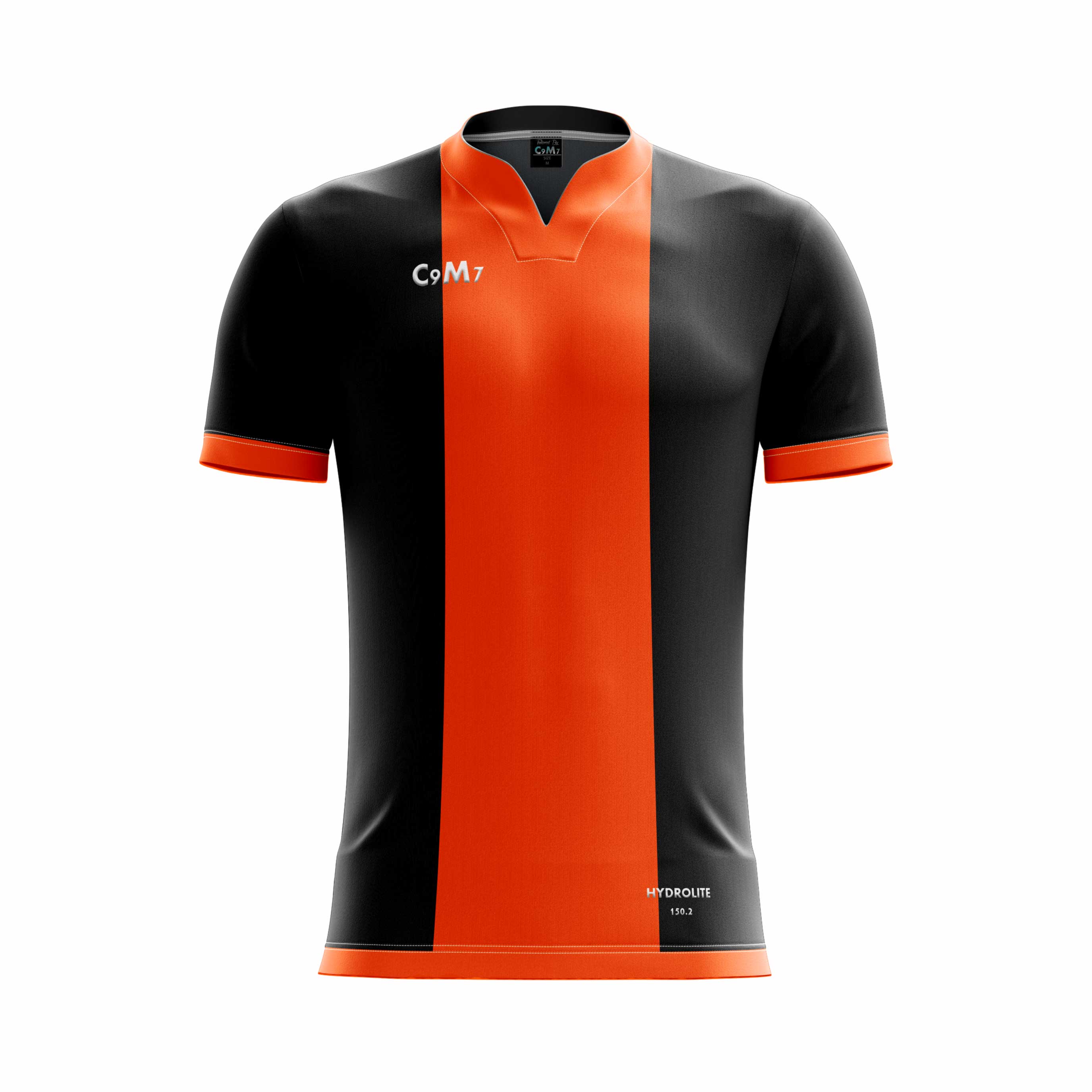 black and orange football jersey