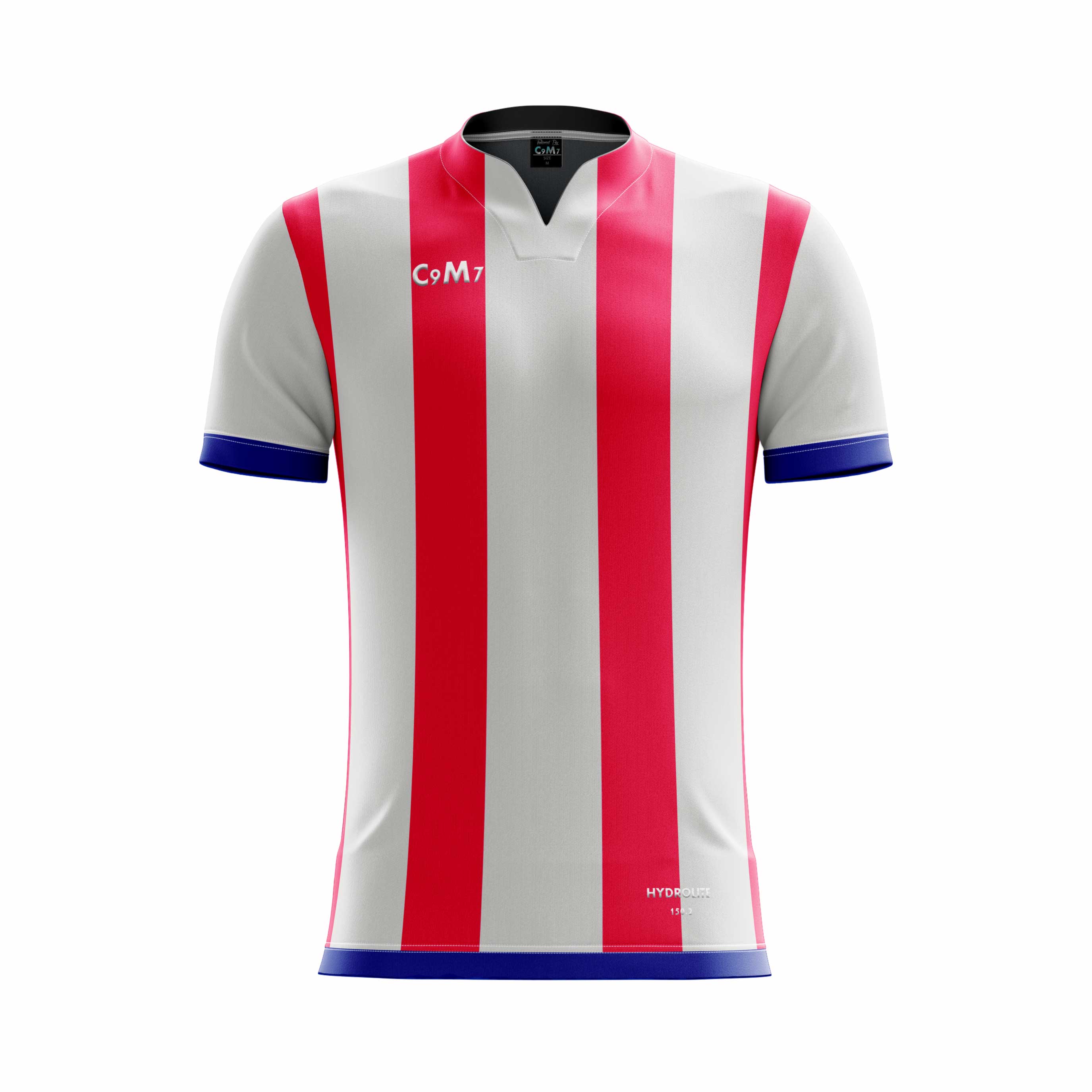red and white football jersey