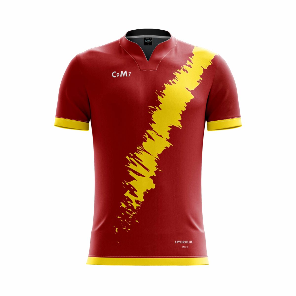 red Yellow Adults Custom Football Shirt