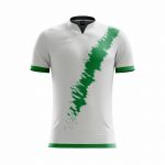 green and white jersey football