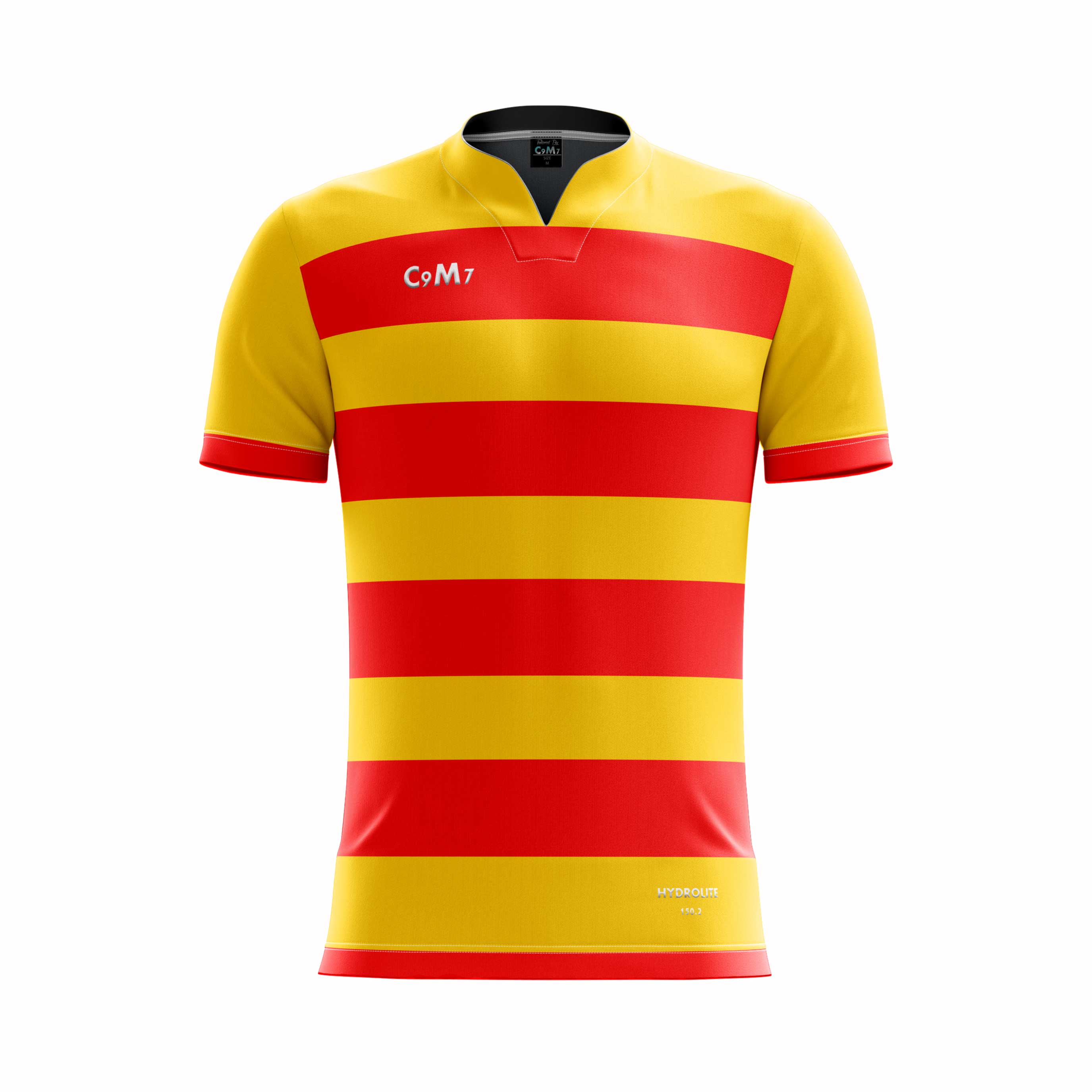 red and yellow football jersey