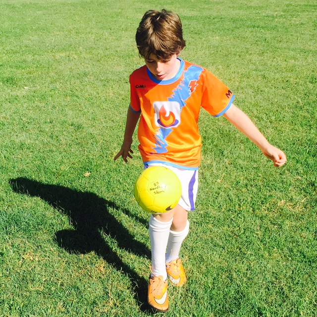 Orange Custom Football Kit