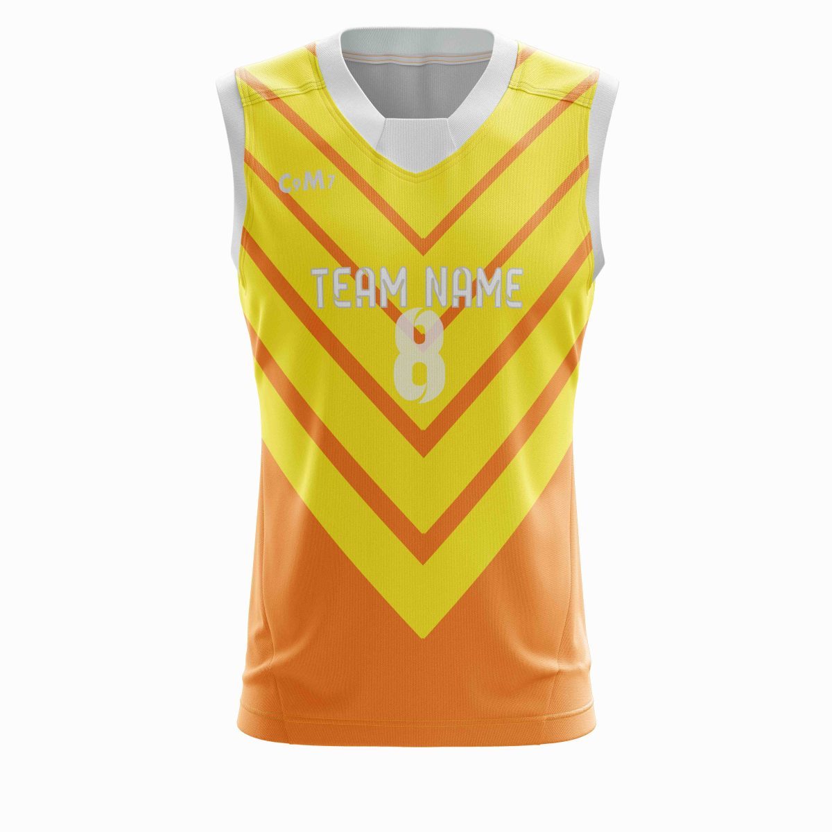 Orange Yellow Oztag Jersey