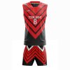 Black Red Oztag Kit