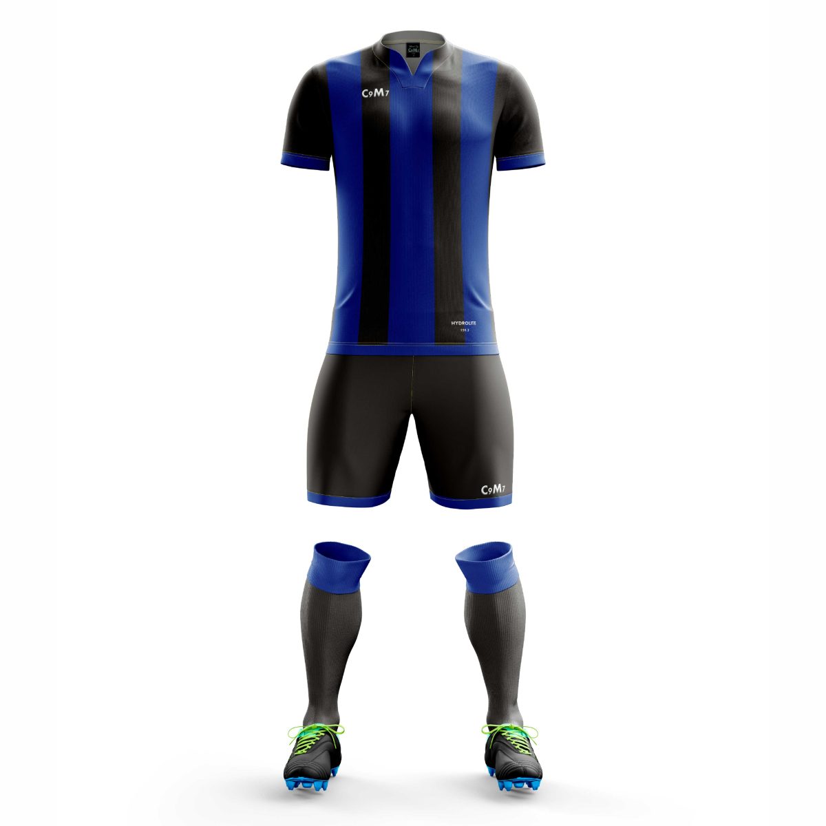 Kids Striped Football Kit