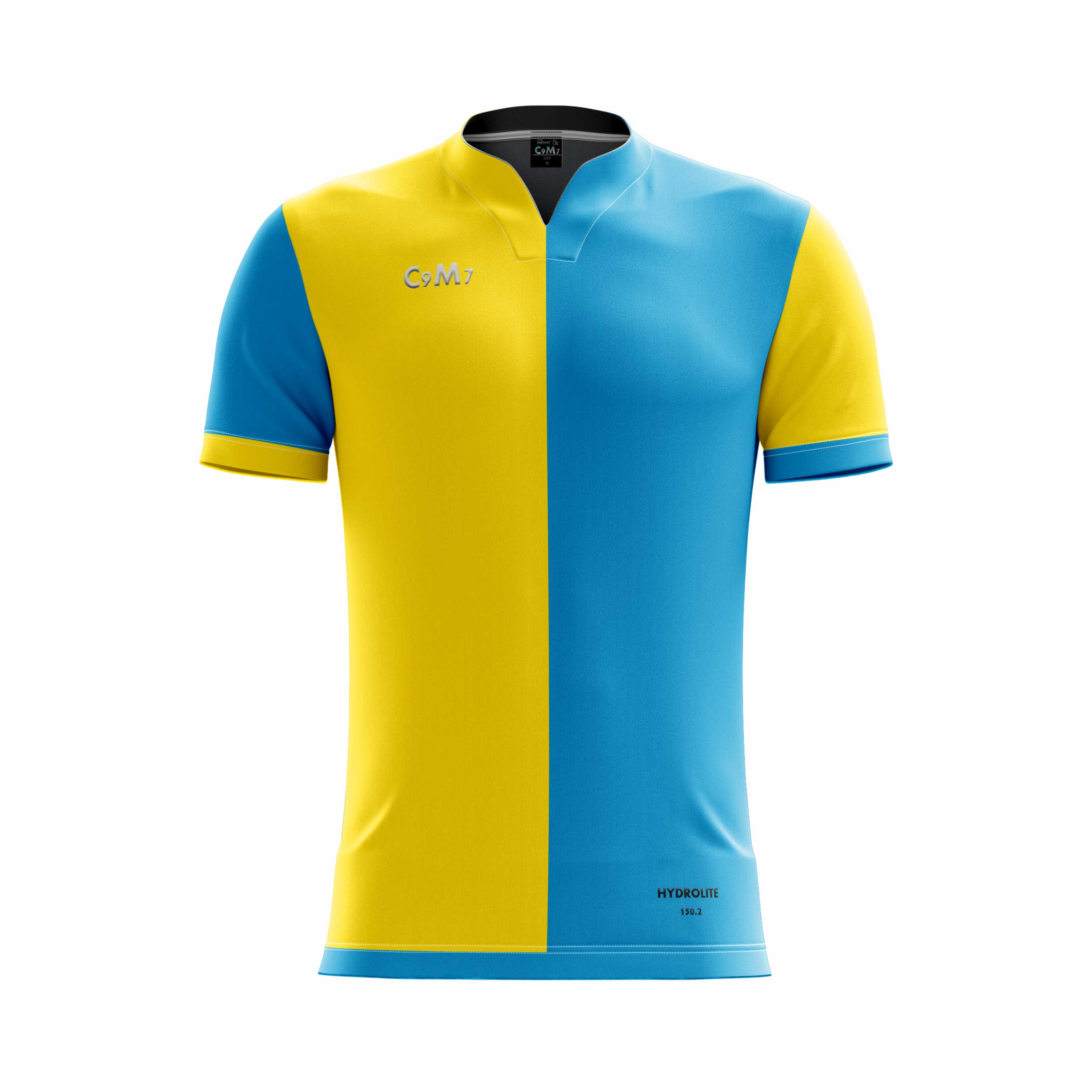 blue and yellow football jersey