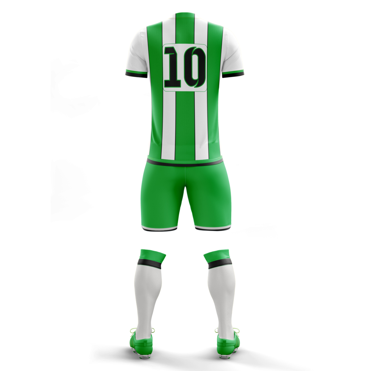 green and white jersey football