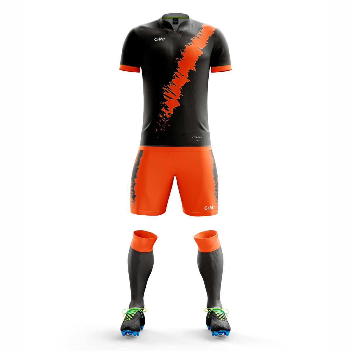 orange and black football jersey