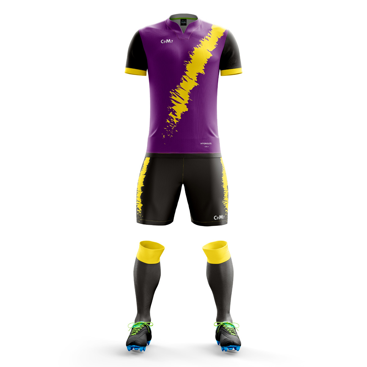 purple and yellow jersey