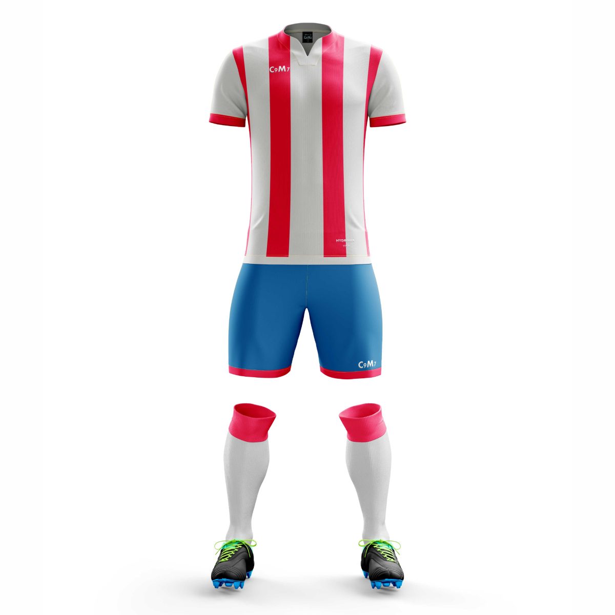 Kids Striped Football Kit
