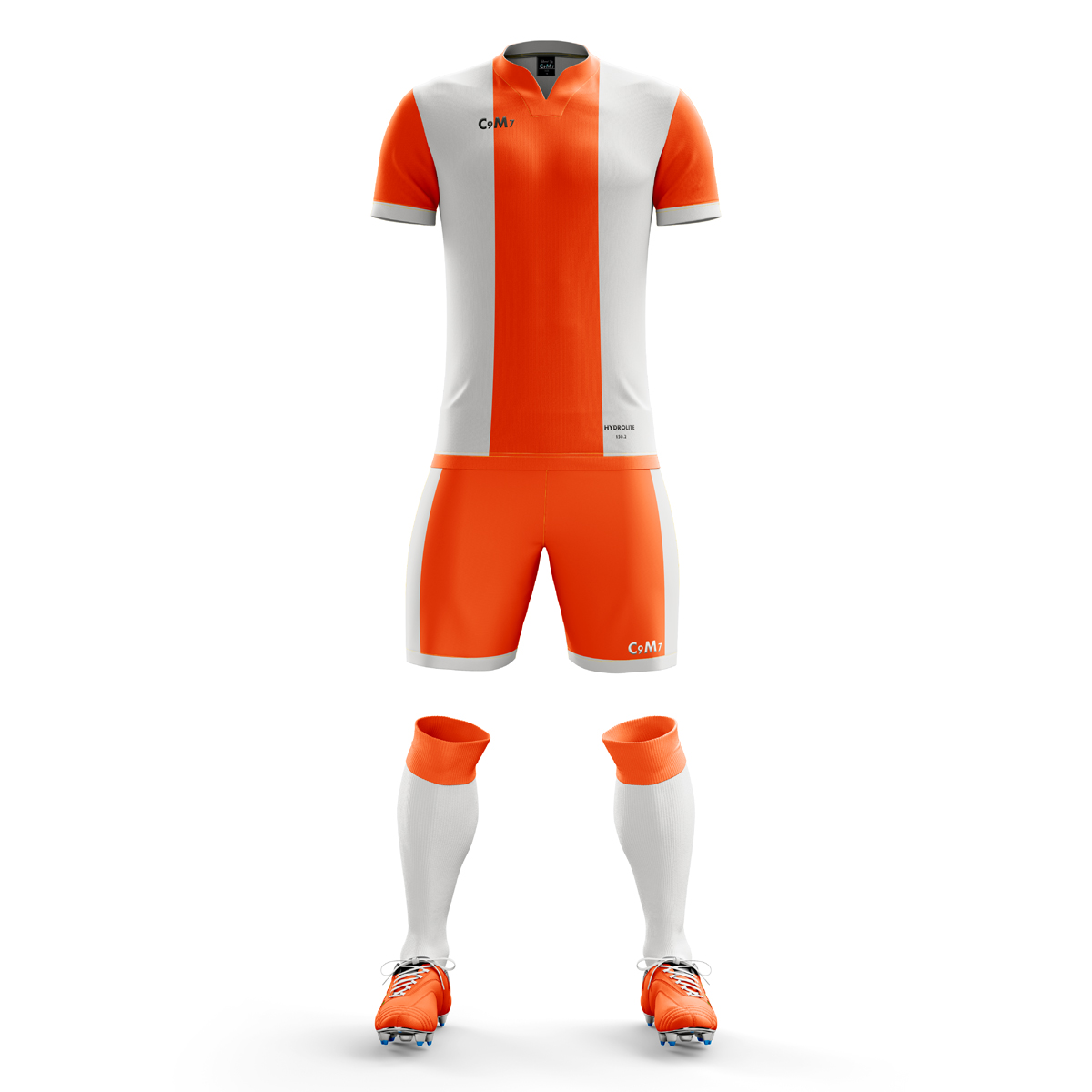 orange colour football jersey