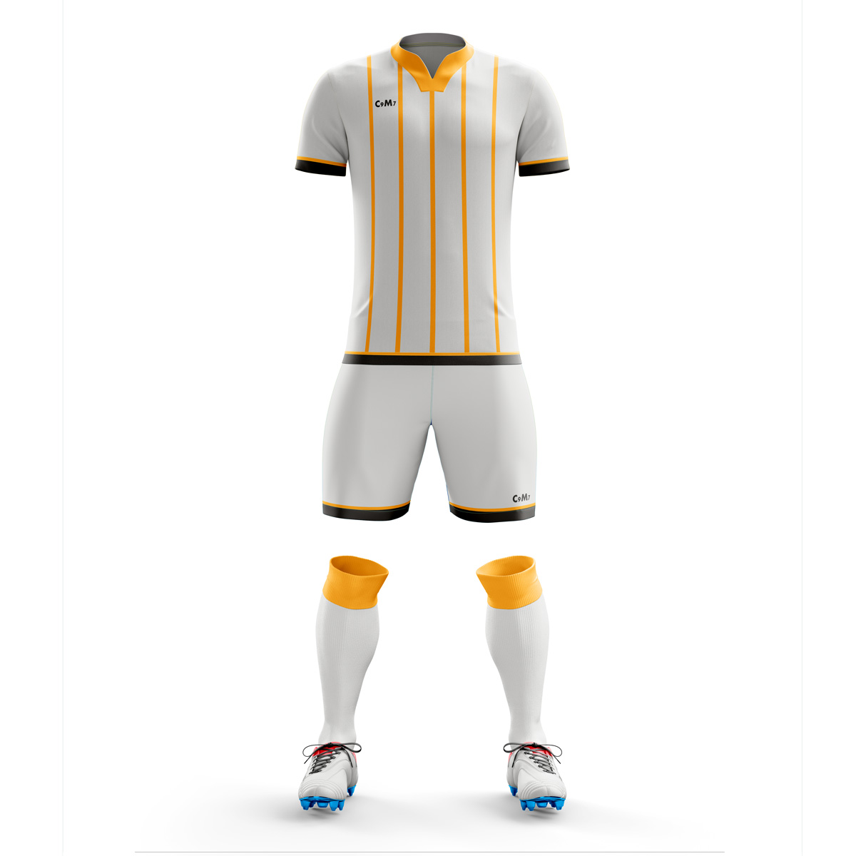 white and yellow jersey