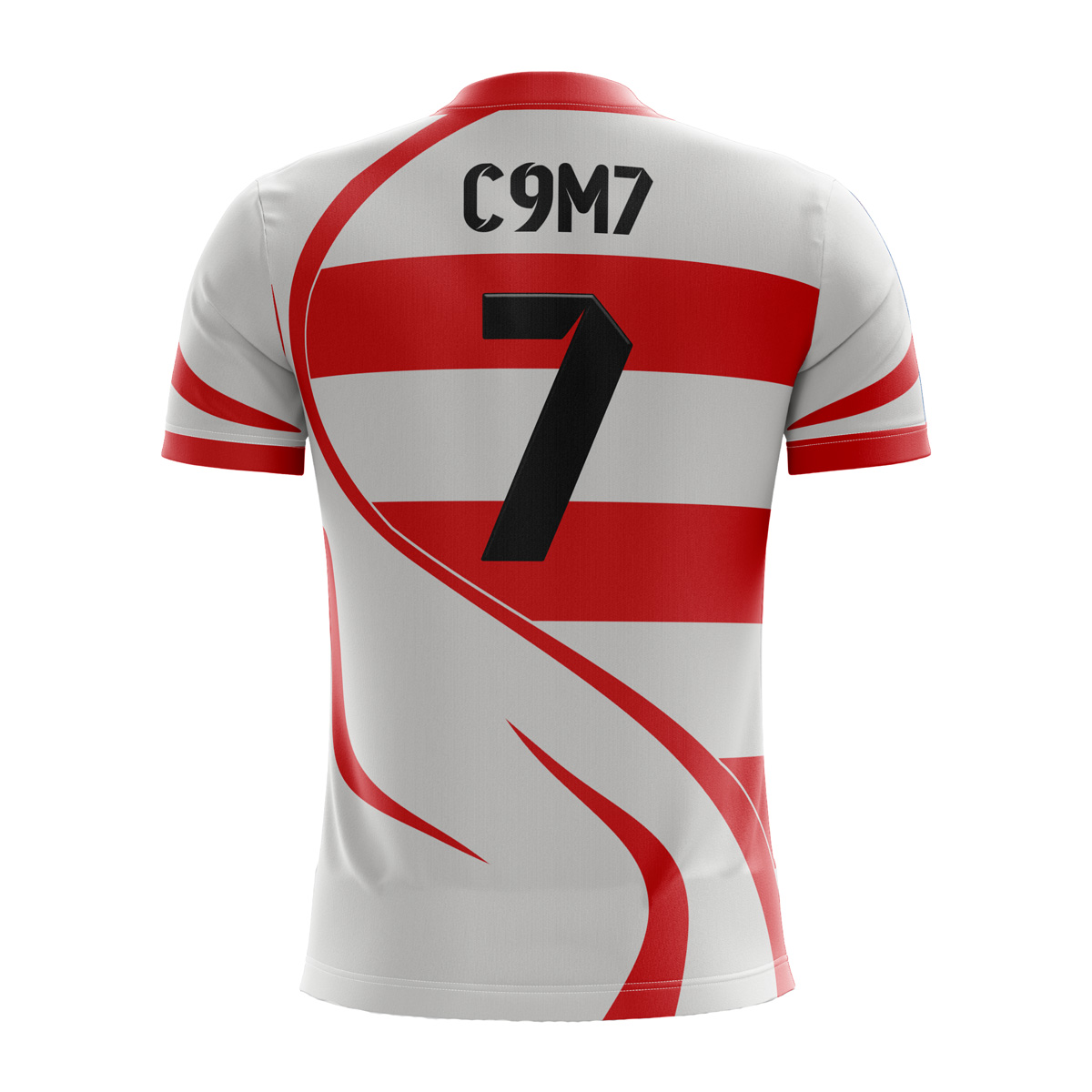 Custom Football Jersey Embroidered Your Names and Numbers – White/Red