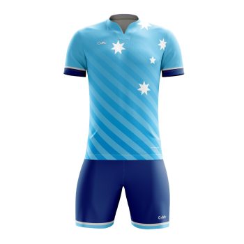 Sky blue football kit